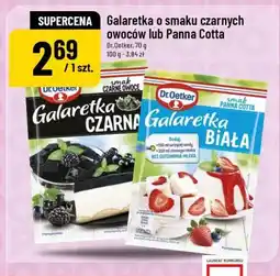 Polomarket Galaretka o smaku czarnych owoców lub Panna Cotta Dr. Oetker oferta