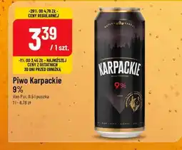 Polomarket Piwo Karpackie 9% oferta