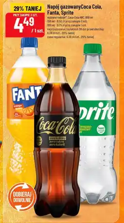 Polomarket Napój gazowany Coca Cola, Fanta, Sprite oferta