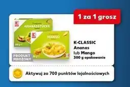 Kaufland K-CLASSIC Ananas lub Mango 300 g opakowanie (produkt mrożony) oferta