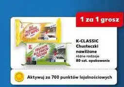 Kaufland K-CLASSIC Chusteczki nawilżane (różne rodzaje) oferta