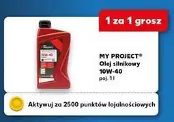 Kaufland MY PROJECT Olej silnikowy 10W-40 poj oferta