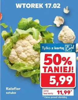 Kaufland Kalafior sztuka oferta