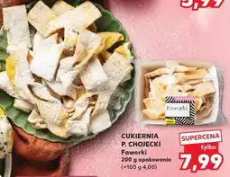Kaufland Cukiernia P. Chłojecki Faworki 200 g opakowanie (~100 g 4,00) oferta