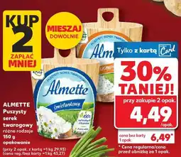 Kaufland Almette puszysty serek twarogowy, różne rodzaje (150 g opakowanie) oferta