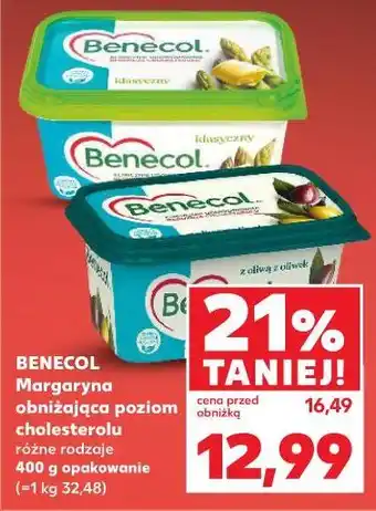 Kaufland Benecol Margaryna obniżająca poziom cholesterolu oferta