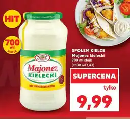 Kaufland Majonez Kielecki SPOŁEM KIELCE 700 ml słoik oferta