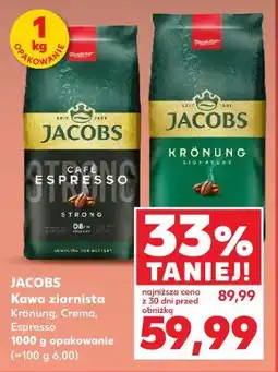 Kaufland Jacobs Kawa ziarnista (Kronung, Crema, Espresso) oferta