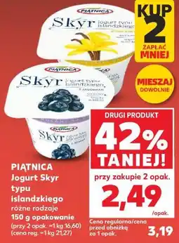 Kaufland Piątnica Jogurt Skyr typu islandzkiego oferta