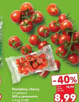 Kaufland Pomidory cherry na gałązce 500 g opakowanie oferta