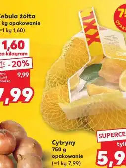 Kaufland Cytryny 750 g opakowanie oferta