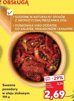 Kaufland Suszone pomidory w oleju ziołowym oferta