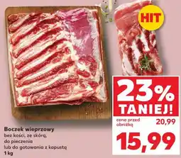 Kaufland Boczek wieprzowy bez kości, ze skórą, do pieczenia lub do gotowania z kapustą oferta