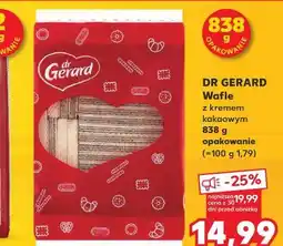 Kaufland DR GERARD Wafle z kremem kakaowym oferta