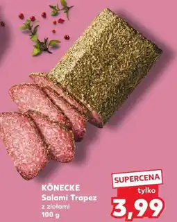 Kaufland Könecke Salami Trapez z ziołami oferta