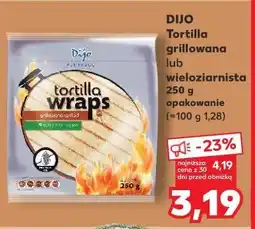 Kaufland DIJO Tortilla grillowana lub wieloziarnista oferta