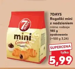 Kaufland 7DAYS Rogaliki mini z nadzieniem różne rodzaje oferta