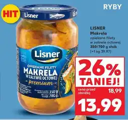 Kaufland Lisner Makrela opiekane filety w zalewie octowej 350/700g oferta