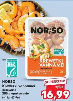 Kaufland Norso Krewetki vannamei gotowane oferta