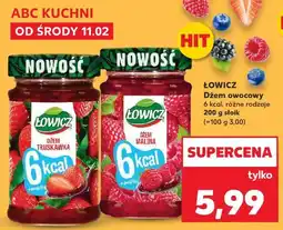 Kaufland Łowicz Dżem owocowy 6 kcal, różne rodzaje 200 g słoik oferta