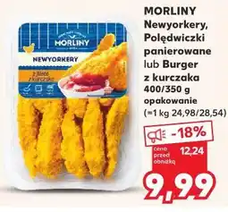 Kaufland MORLINY Nowojersky, Polędwiczki panierowane lub Burger z kurczaka oferta