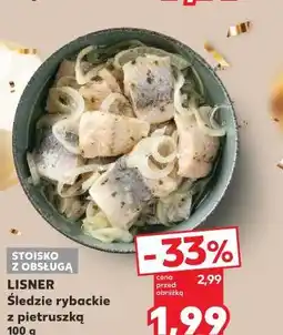 Kaufland LISNER śledzie rybackie z pietruszką oferta