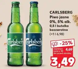 Kaufland Carlsberg Piwo jasne 0%, 5% alk oferta