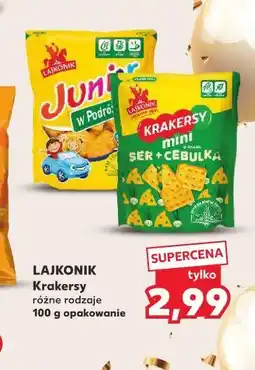 Kaufland LAJKONIK Krakery różne rodzaje oferta