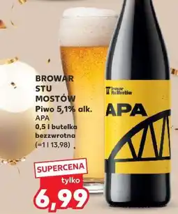 Kaufland Browar Stu Mostów APA 5,1% alk oferta