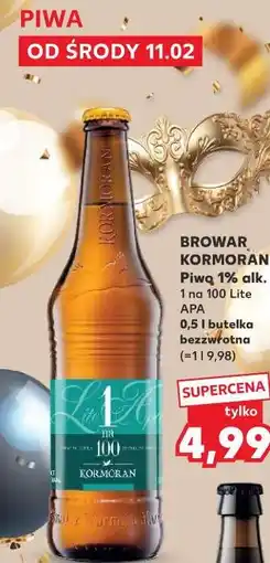 Kaufland Browar Kormoran Lite APA 1% alk oferta