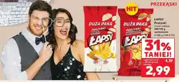 Kaufland ŁAPSY Prażynki różne rodzaje 120/110 g oferta