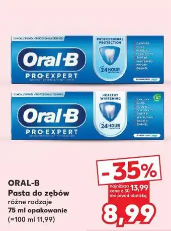 Kaufland Oral-B Pasta do zębów (różne rodzaje) oferta