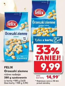 Kaufland FELIX Orzeszki ziemne różne rodzaje oferta