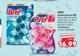 Kaufland BREF Zawieszki do WC Power/Color/Brilliant/De Luxe 4 x 50 g/3 x 50 g oferta