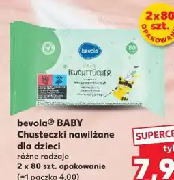 Kaufland bevola BABY Chusteczki nawilżane dla dzieci (2x80 szt.) oferta