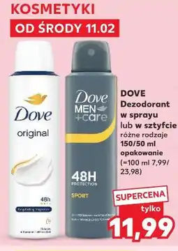 Kaufland Dove Dezodorant w sprayu lub w sztyfcie oferta