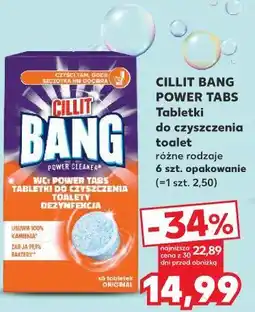 Kaufland CILLIT BANG POWER TABS Tabletki do czyszczenia toalet oferta