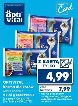 Kaufland OptiVital Karma dla kotów oferta
