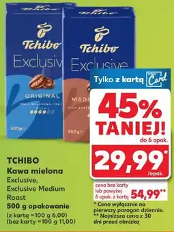 Kaufland TCHIBO Kawa mielona Exclusive, Exclusive Medium Roast 500 g opakowanie oferta