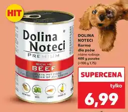 Kaufland DOLINA NOTECI Karma dla psów różne rodzaje 400 g puszka oferta