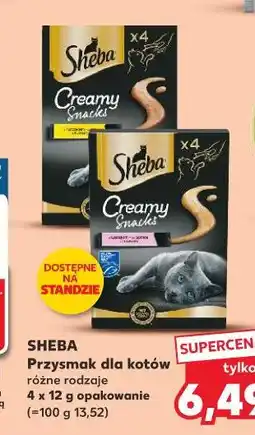 Kaufland Sheba Przysmak dla kotów Creamy Snacks oferta