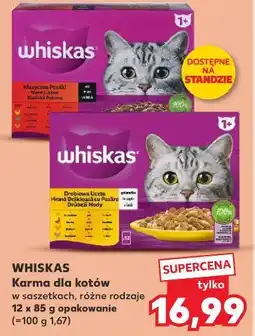 Kaufland WHISKAS Karma dla kotów w saszetkach, różne rodzaje 12 x 85 g opakowanie oferta