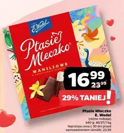 Netto Ptasie Mleczko waniliowe w czekoladzie deserowej oferta