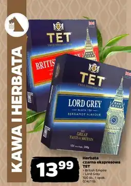 Netto Herbata czarna ekspresowa British Empire Lord Grey oferta