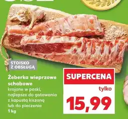 Kaufland Żeberka wieprzowe schłodzone krojone w paski oferta