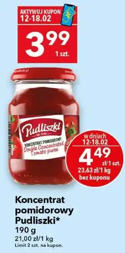Lewiatan Koncentrat pomidorowy Pudliszki oferta