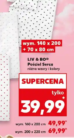 Kaufland LIV & BO Pościel Serca oferta