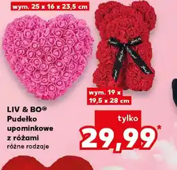 Kaufland LIV & BO Pudełko z różami oferta