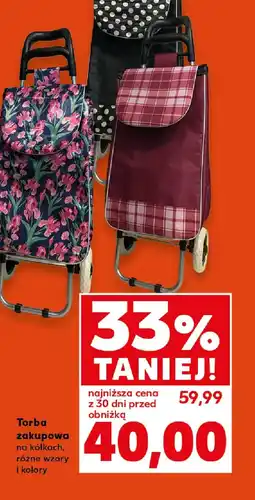 Kaufland Torba zakupowa na kółkach oferta
