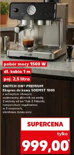 Kaufland Ekspres do kawy Switch On oferta